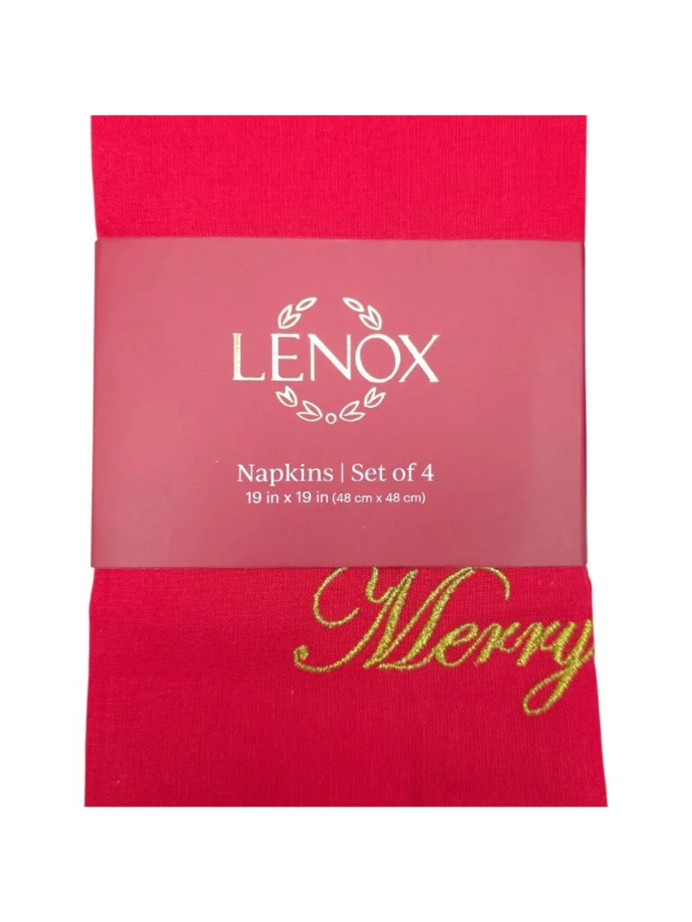 Lenox Holiday Napkins Set Of 12 19